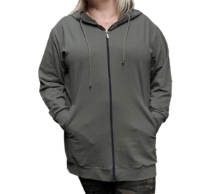 Bammode dames vest xxl in olijfgroen - maten 44 t/m 62
