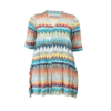 Bammode grote maten jurk in tuniekstijl, ZIGZAG print en verschillende kleuren - maten 44 t/m 62
