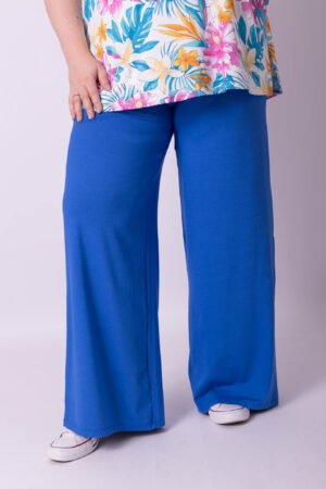 Wijde broek Judith viscose | binnenbeenlengte circa. 72-74cm