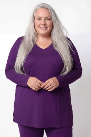 Top Erna | lange mouwen | viscose | 90cm