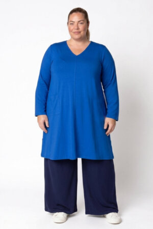 Tuniek Gonny | A-lijn | Lange mouw | viscose | 110 cm