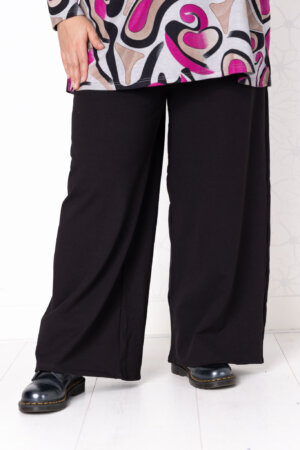 Wijde broek Suzette | met zakken | katoen | twee lengtes 68-75cm