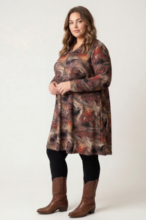 Tuniek Gonny | Amber Waves | Viscose | 110 cm