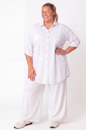 PRE-ORDER | Blouse Tonny | 3/4 mouwen | A-lijn | Viscose | ca. 105cm