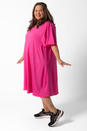Jurk Karin 110cm | A-lijn | Viscose | Vlindermouw