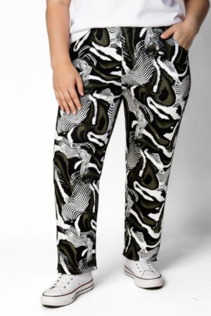 Klassieke Broek met Zakken | Viscose | Mono Muse | 74cm binnenbeenlengte