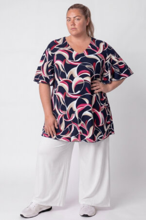 PRE-ORDER | Top Karin 90cm | Velvet Ribbon | Vlindermouw | Travelstof